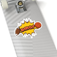 Omar + Smack Kiss-Cut Stickers