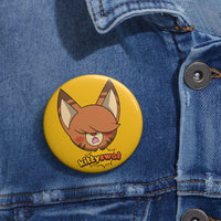 Claire, Surprised Custom Pin Buttons