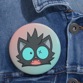 X, Surprised Custom Pin Buttons