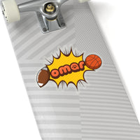 Omar + Smack Kiss-Cut Stickers