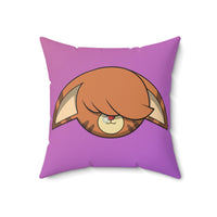 Claire Spun Polyester Square Pillow