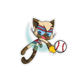 Omar + Baseball Kiss-Cut Stickers