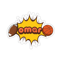 Omar + Smack Kiss-Cut Stickers