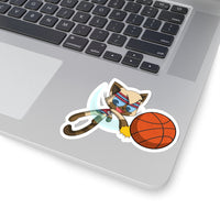 Omar + Basketball Kiss-Cut Stickers