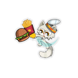 Andy + Burger and Fries Kiss-Cut Stickers